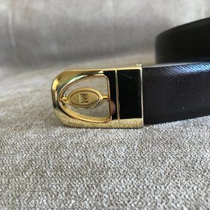 PIERRE CARDIN SIGNATURE LOGO BELT BUCKLE ITALY